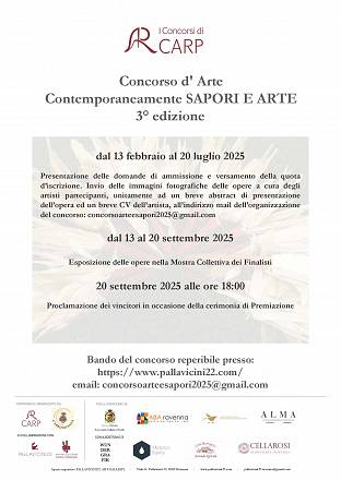 Concorso d’ arte “contemporaneamente sapori e arte 3° edizione